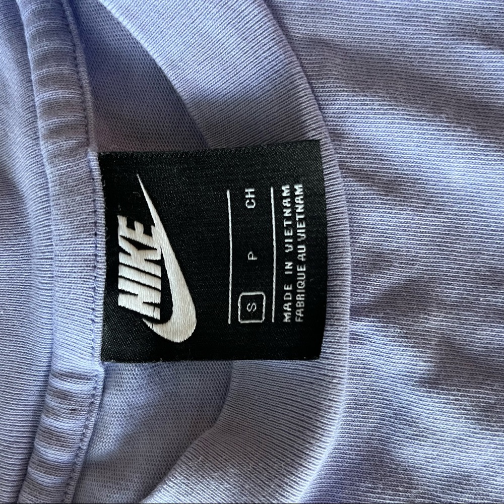 Nike Vintage Pastel Purple Crop Top - Picture 2 of 3